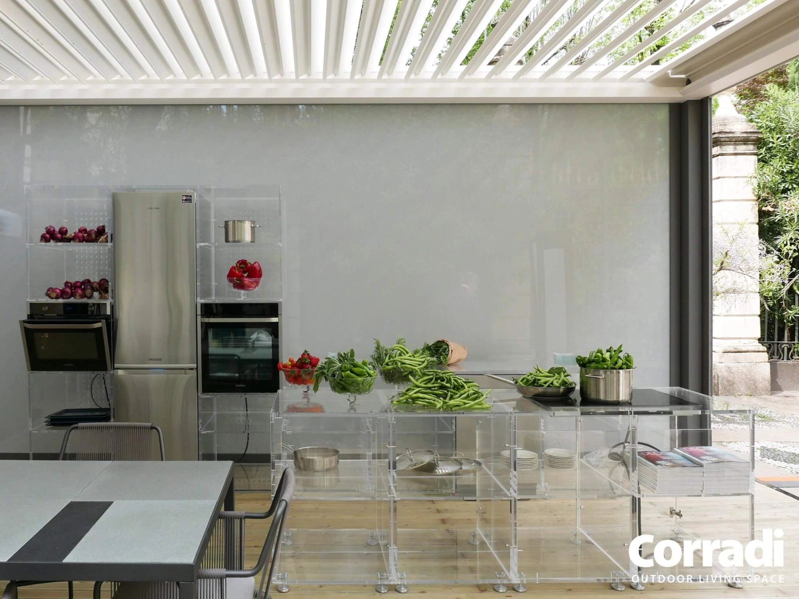 Screenové rolety do pergoly