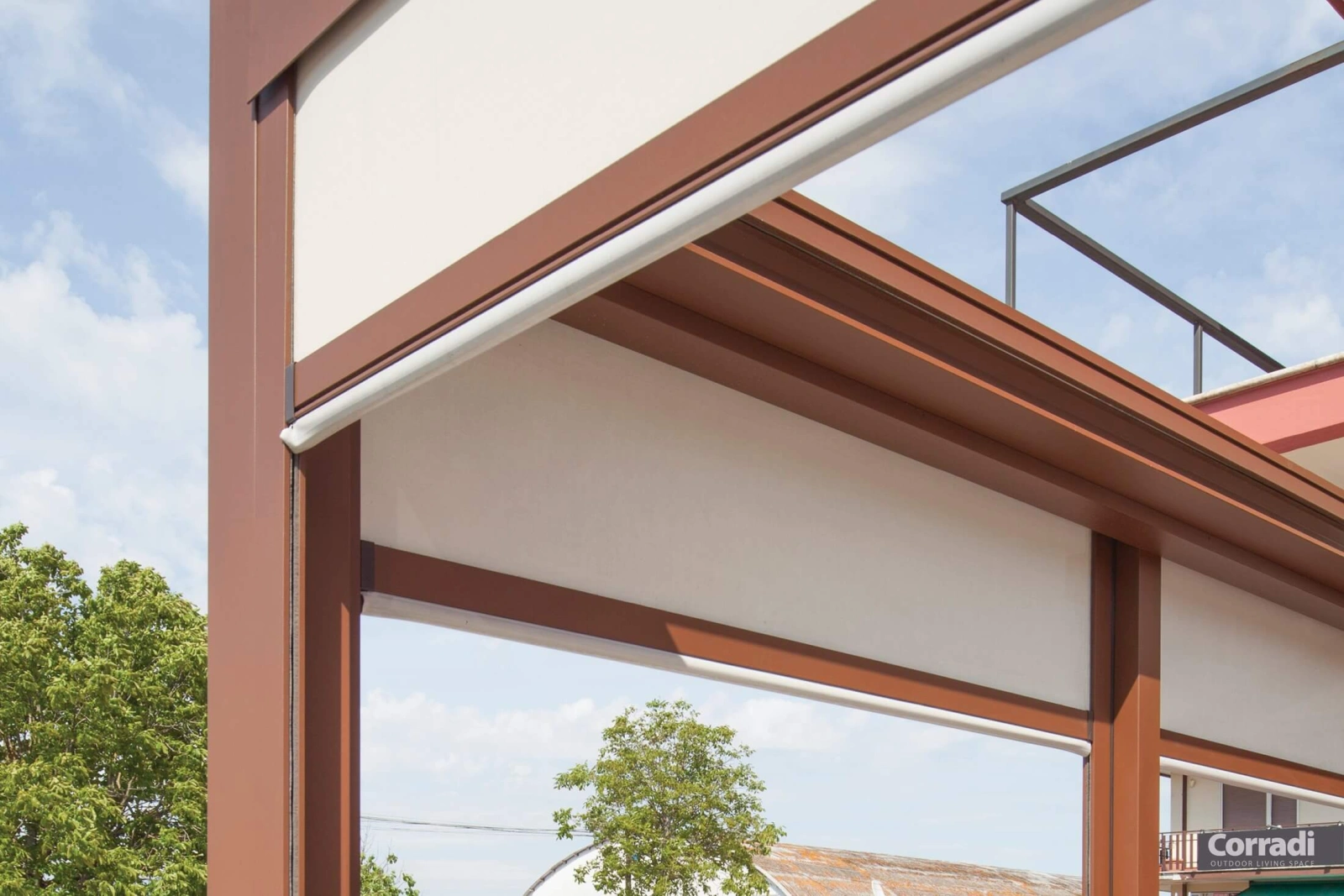 Screenové rolety do pergoly