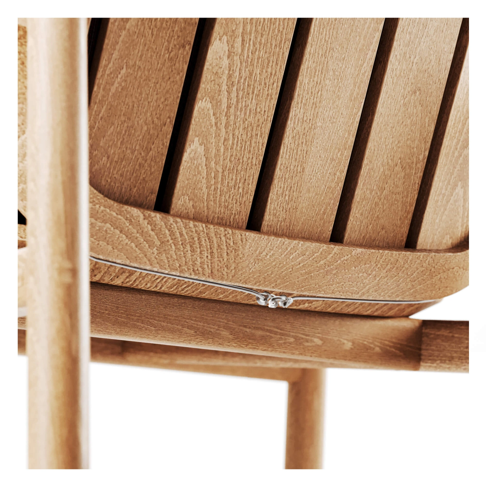 Stolička TEAK s opierkami Twins