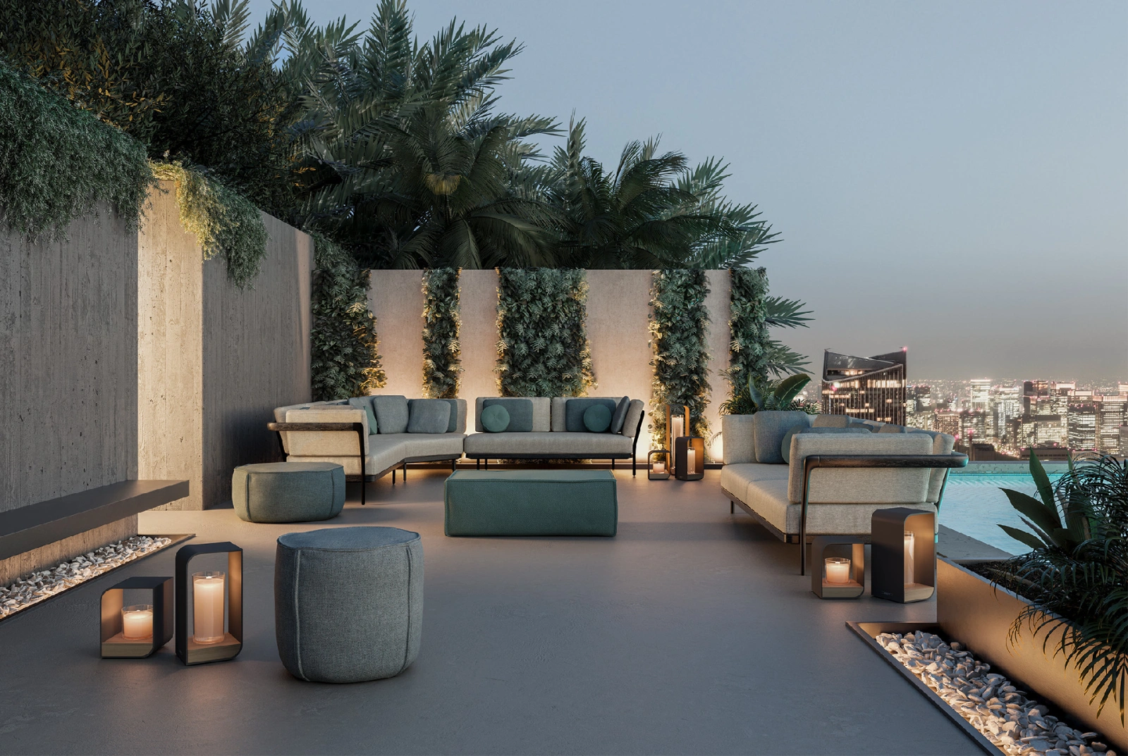 Sedačka 2-miestna FLOWS