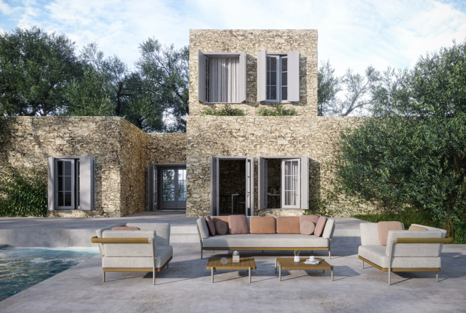 Sedačka 2-miestna FLOWS