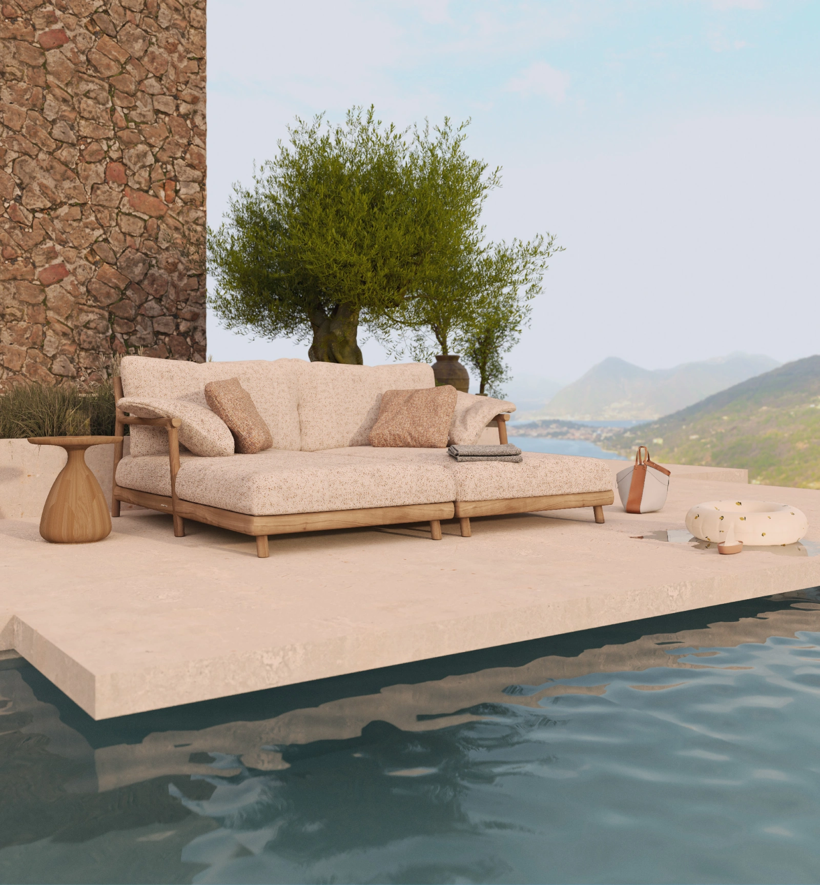 Ležadlo 2-miestne MUYU