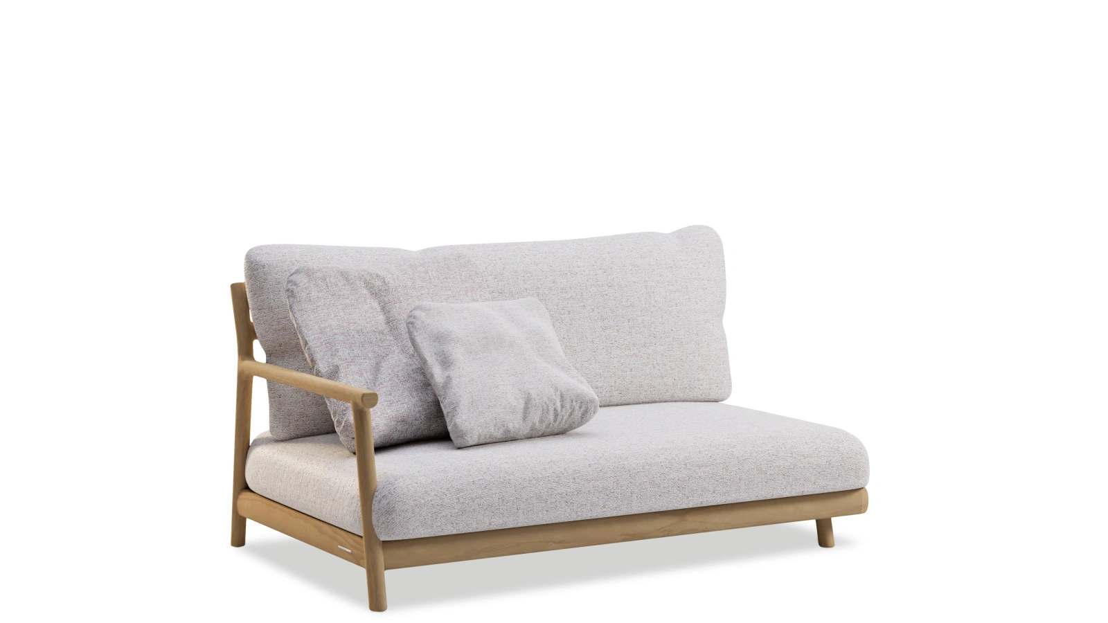 Rohová 2-miestna sedačka pravá MUYU