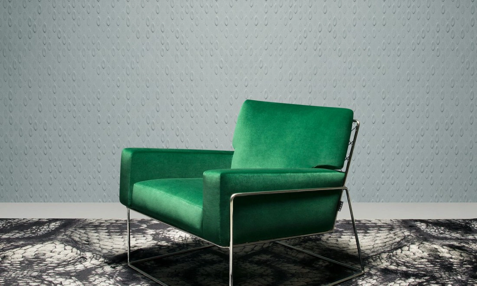 Arte Moooi wallcovering the extinct animals - Flying coral fish 3D