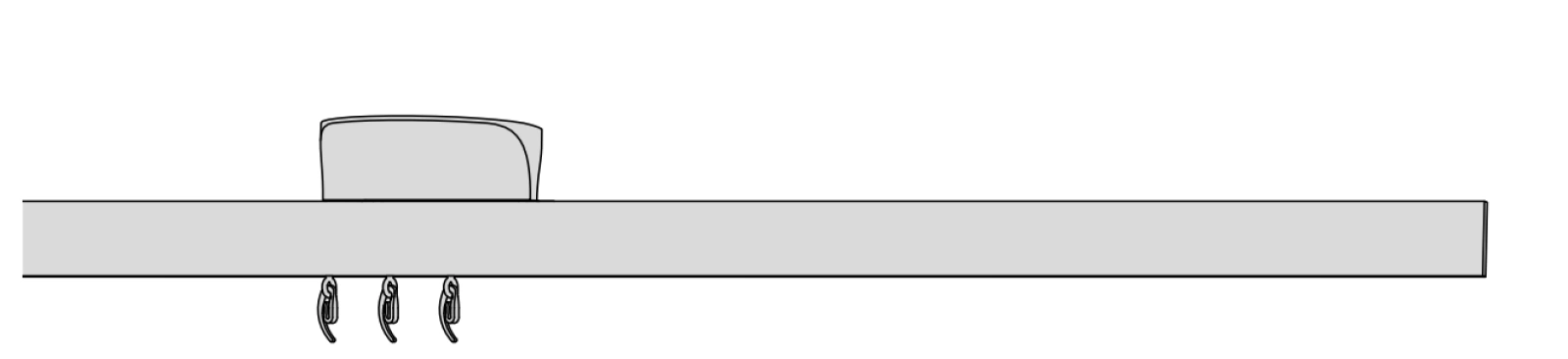 Garniža Wing - stropná