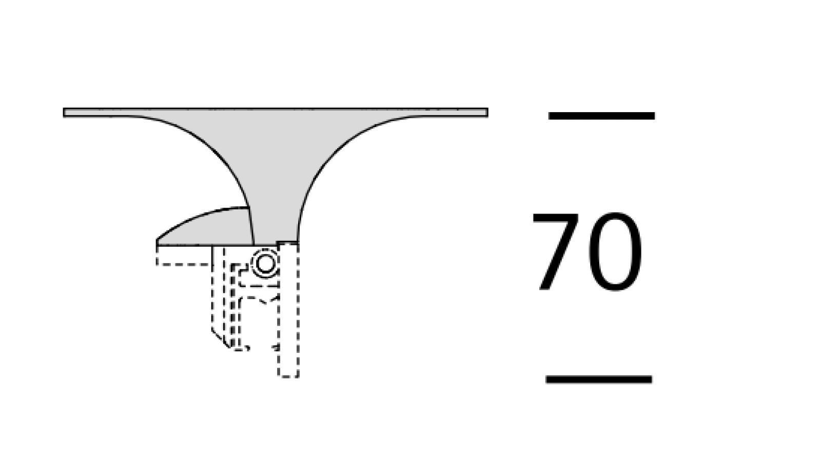 Garniža Wing - stropná