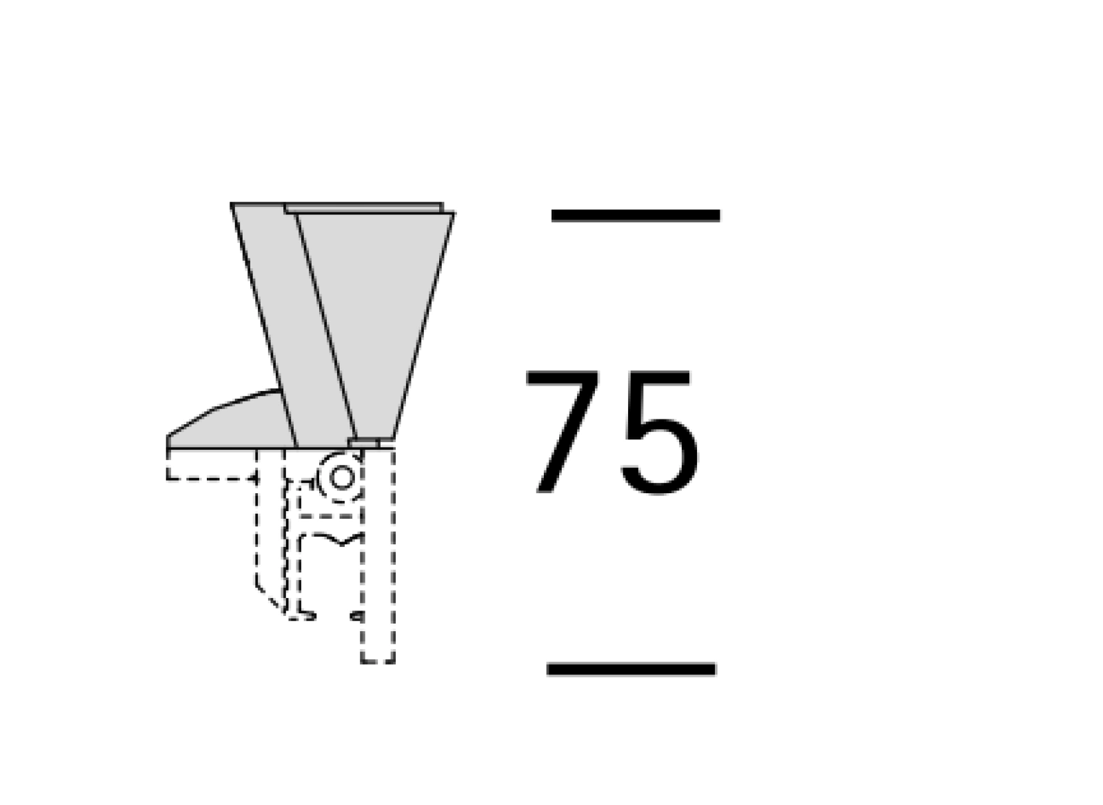 Garniža Wing - stropná