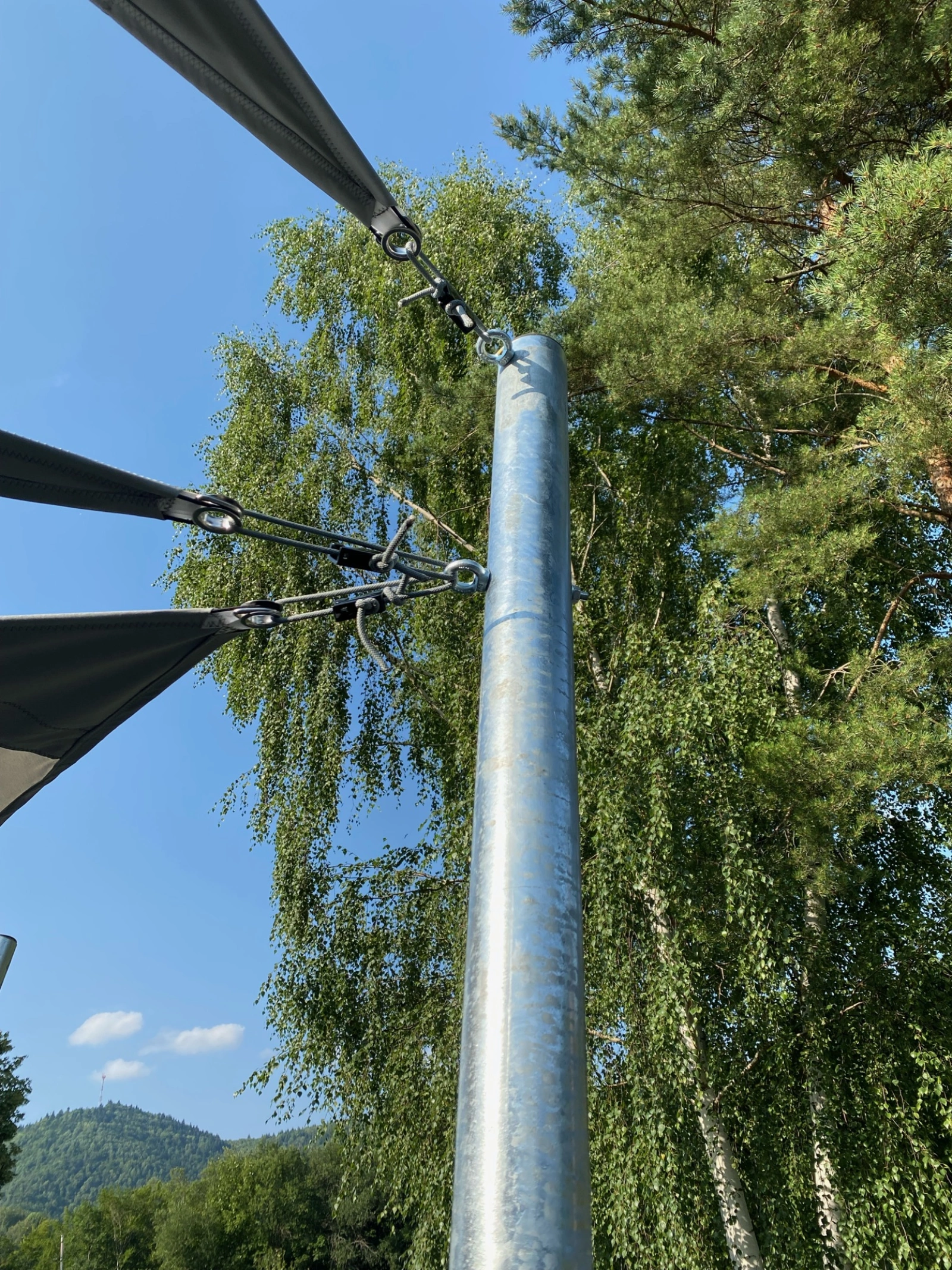 Fixné slnečné plachty