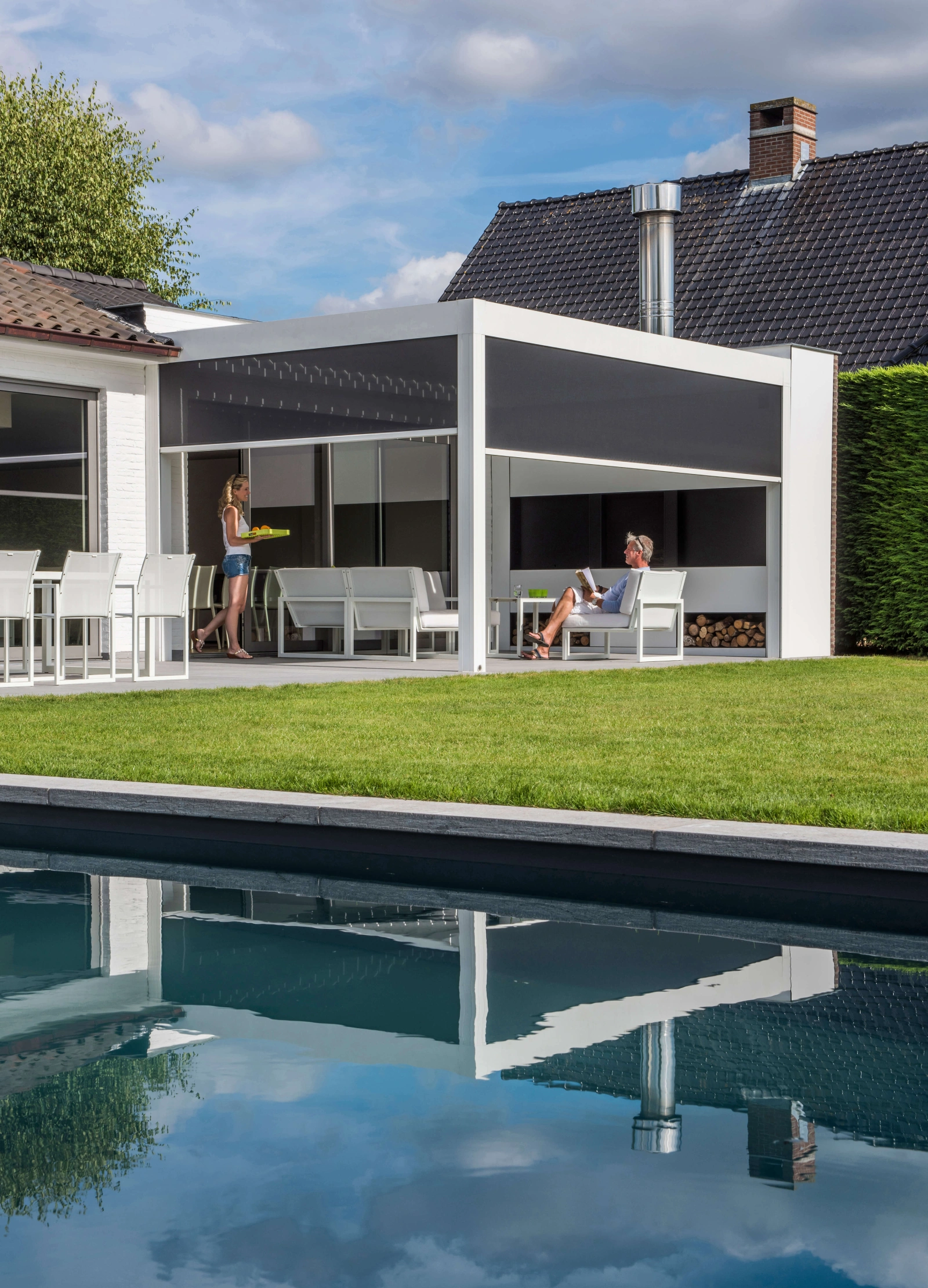 Screenové rolety do pergoly