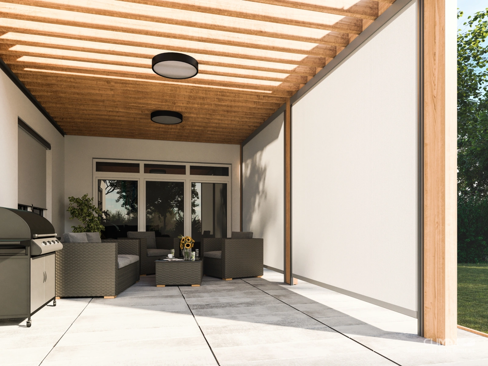 Screenové rolety na pozičné háčiky