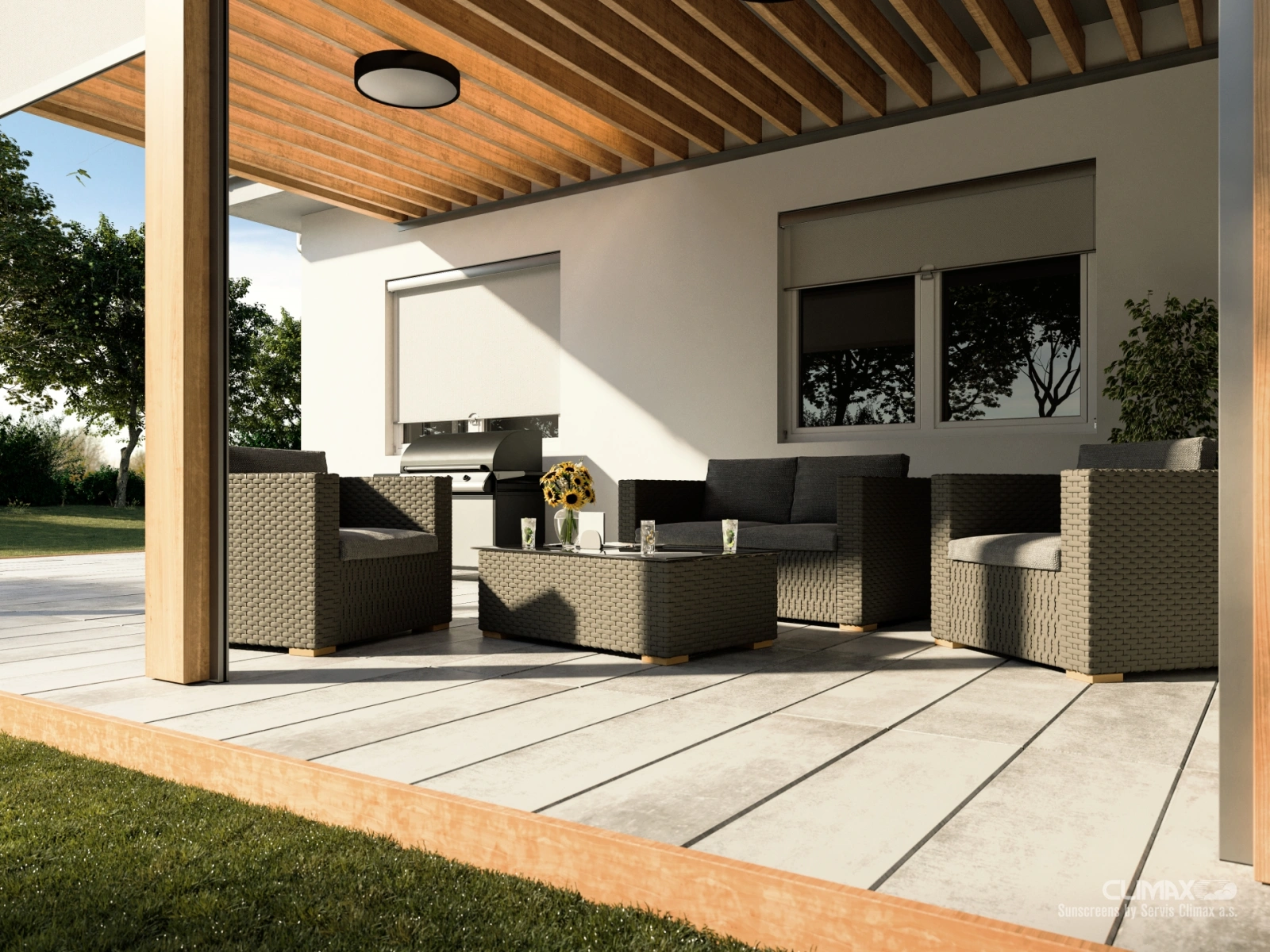 Screenové rolety na pozičné háčiky