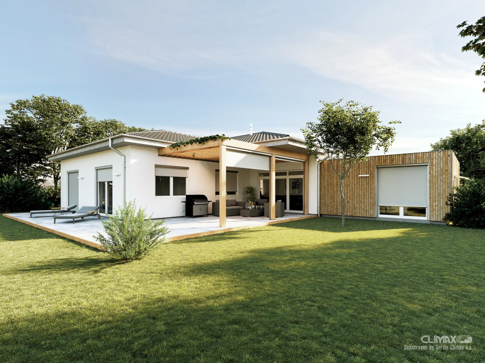 Screenové rolety na pozičné háčiky