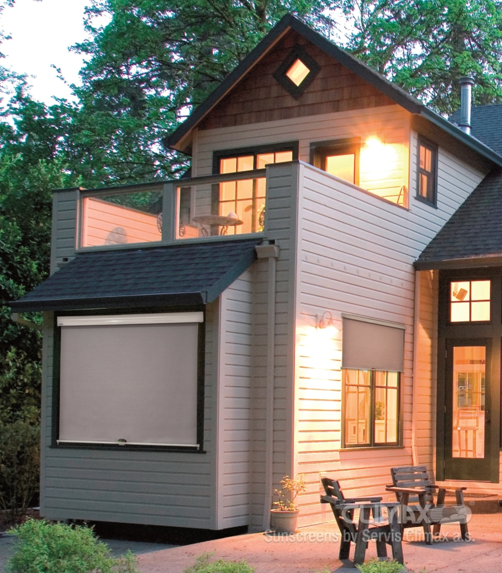 Screenové rolety na pozičné háčiky